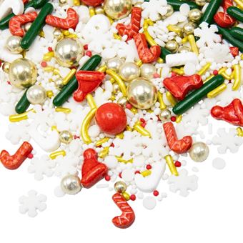 Picture of WONDERFUL CHRISTMAS TIME SPRINKLE MIX X 1 GRAM. MINIMUM ORDE